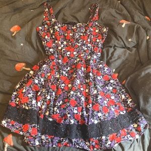 -skull dress